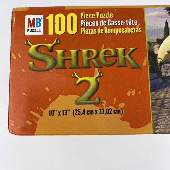 Shrek 2 100 pc jigsaw puzzle sealed, Shrek and Fiona Just Married, age 5+ - Picture 5 of 8
